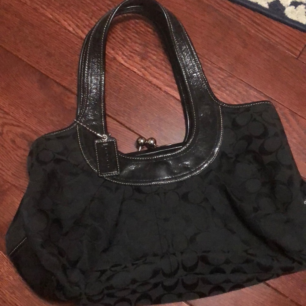 Black coach bag